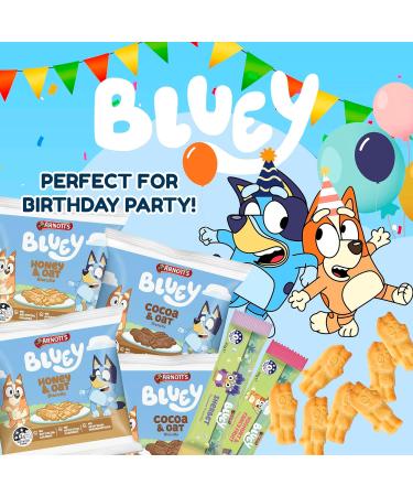 Bluey Snack Arnott's Multipack 12 Mini Cocoa & Honey Oat Flavored Cookies & 4 Fruit Muesli Bars- 16 Pack - Perfect Bluey Snacks for Kids Ideal for Bluey Birthday Party Supplies Bluey Party Favors a - Buy Online on GoSupps.com