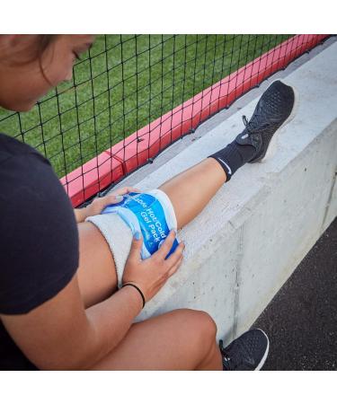 Flexible Gel Ice Packs for Injuries - 3-Pack Reusable Cold Packs in Different Sizes for Shoulder, Knees, Back & Neck - Buy Online on GoSupps.com
