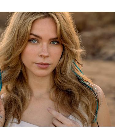 Boho Indian Feather Hair Clips - Long Real Clip-on Extensions - Buy Online on GoSupps.com