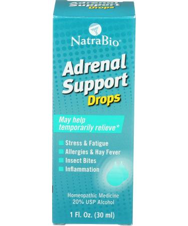 NatraBio Adrenal Support 1 fl oz (30 ml)