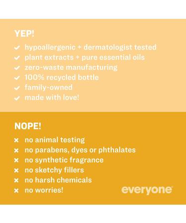 Everyone 3-in-1 Soap & Shampoo - Coconut & Lemon Body Wash, Organic Cleanser, 1 Gallon - Buy Online on GoSupps.com
