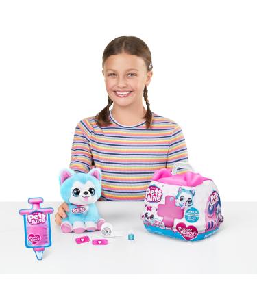 ZURU Pets Alive Surprise Series 3 Yorkshire Puppy Rescue - Interactive Soft Toy | Electronic Speak and Repeat | Adopt & Play Plushies - Buy Online on GoSupps.com