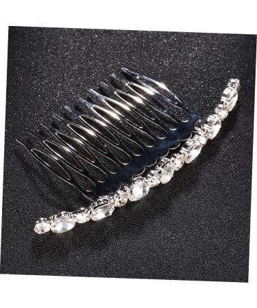 FRCOLOR Wedding Diamond Comb 1 Pc Hair Comb Crystal Headband Bridesmaid Hair Accessories Exquisite Headwear Crystal Side Carpal Tunnel Wrist Brace Pearl Rhinestones Hairpin Rhinestone - Buy Online on GoSupps.com