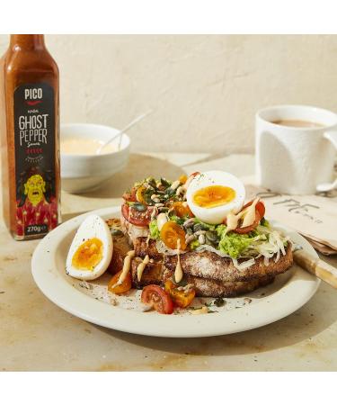 Pico Sauces Naga Ghost Pepper Sauce 270g - Buy Online on GoSupps.com