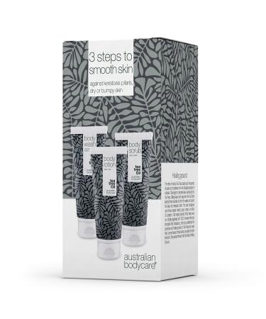 Smooth Skin Kit for Keratosis Pilaris and Dry/Bumpy Skin - Body Wash Scrub & Lotion Set for Soft Radiant Skin - Exfoliating Moisturizing & Soothing Formula with Natural Ingredients