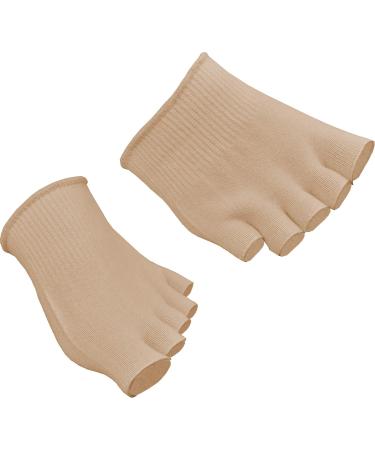 Medipaq Gel Toe Socks - Orthopaedic Cushioned Moisturising Socks for Athlete's Foot - White (1 Pair) - Buy Online on GoSupps.com