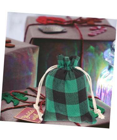 ABOOFAN 1 Set Plaid Bag Set Christmas Advent Calendar Drawstring Bags Candy Storage Christmas Bag 13.5X10CM As Shown 01 - Buy Online on GoSupps.com