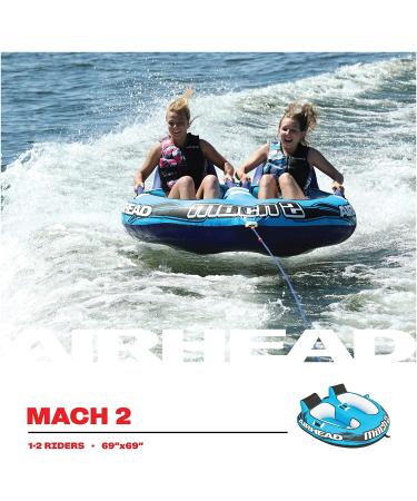 Airhead Mach Towable Tube for Boating - 1-2 Rider | Premium Quality - Buy Online on GoSupps.com