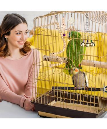 Buy Vegan 7-Piece Wooden Bird Toy Set - Multicolored Ladders & Accessories for Budgies Parrots and More | International Shipping - Buy Online on GoSupps.com