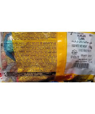  Damel Shell-shaped candies fruit mousse wrapper 1 kg - Buy Online on GoSupps.com