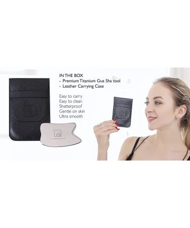 Titanium Gua Sha Scraping Massage Tool Set for Physical Therapy - Reduce Muscle Pain, Myofascial Release, Scar Tissue Breaking - 5 Piece Set - Buy Online on GoSupps.com