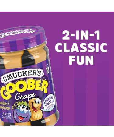 Buy Smuckers Goober Peanut Butter & Grape Jelly Spread - 510g Jar | International Shipping Available - Buy Online on GoSupps.com