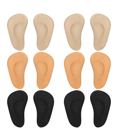 Gel Arch Support inshole 6 pairs of noise flat foot inserts gel shoe inserts flat foot orthopedic lowering spread.