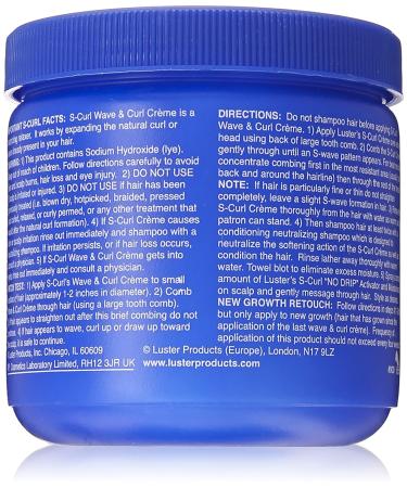 Luster's S Curl Texturizer Regular Strength 15oz - Define and Enhance Your Curls - Buy Online on GoSupps.com