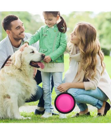 Foldable Dog Bowl Set - Portable 2-Piece Water & Food Bowls for Travel | Ideal for Cats & Dogs (350ml) - Buy Online on GoSupps.com