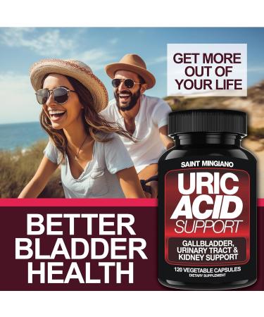 Saint Mingiano Colon Detox + Kidney Cleanse + Uric Acid Support 3-in-1 Herbal Cleanse for Gut Kidney & Joint Health - Buy Online on GoSupps.com