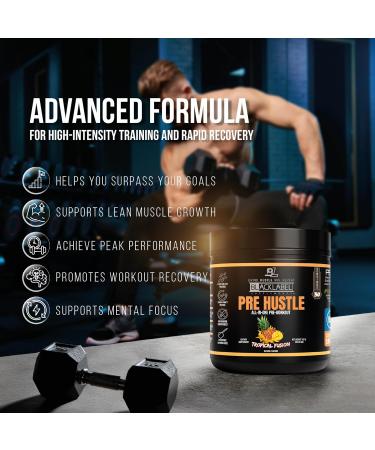 BLACKLABEL Supplements PRE Hustle V3 Pre-Workout Powder NSF Certified for Sport Energy Strength & Endurance Support Tropical Fusion Flavor with Creatine & Caffeine 30 Servings Pre Hustle V3 Tropical Fusion - Buy Online on GoSupps.com