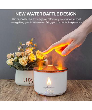 InFanso Volcano Essential Oil Diffuser 360ML with Timer and Adjustable Fog Knob - Ideal for Home, Office, Spa, Yoga - Buy Online on GoSupps.com