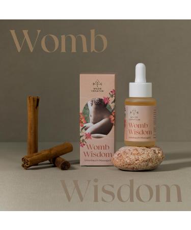 WOMB WISDOM Lower Abdominal Massage Oil | Soothing Relief for Women | International Shipping Available - Buy Online on GoSupps.com
