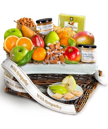 With Sympathy Classic Deluxe Fruit Basket
