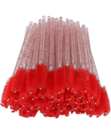 Mascara brush bar ABS material Rich hair volume Disposable eyelash brush Easy to make up Red - Buy Online on GoSupps.com