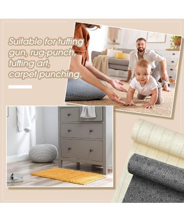Large Tufting Cloth Set for DIY Rug Tufting Art - 2 Pcs 79x59 Primary Cloth & 2 Pcs 71x39 Non Slip Backing Cloth with Marked Lines - Buy Online on GoSupps.com