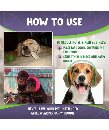 Happy Hoodie for Dogs & Cats - 2 Pack - Grooming & Force Drying Miracle Tool - Anxiety Relief & Calming - Purple - Buy Online on GoSupps.com