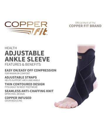 Buy Copper Fit Health Adjustable Ankle Sleeve - Small/Medium | International Shipping Available - Buy Online on GoSupps.com