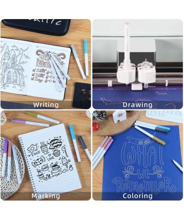 REALIKE Metallic Pens Set of 12 for Cricut Machines - Multicolor Marker Pens for Drawing & Coloring - Compatible with Cricut Maker 3, Maker, Explore 3, Air 2, Air - 1.0 Tip - Metallic Pen Set - Buy Online on GoSupps.com