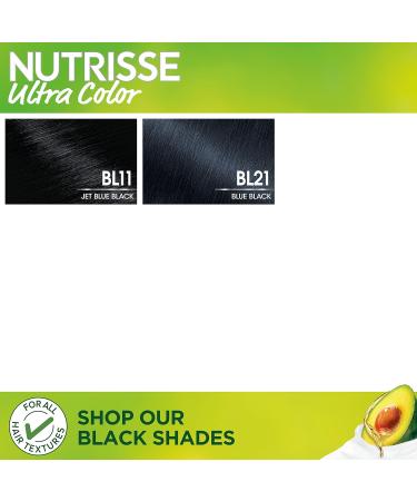 Garnier Nutrisse Ultra Color BL21 Reflective Blue Black (Blackberry Mojito) Permanent Hair Dye - 1 Count - Buy Online on GoSupps.com