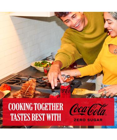  Coca-Cola Zero Coca-Cola Zero Sugar - Sugar-free calorie-free cola soda - Pack of 24 x 330ml cans - Buy Online on GoSupps.com