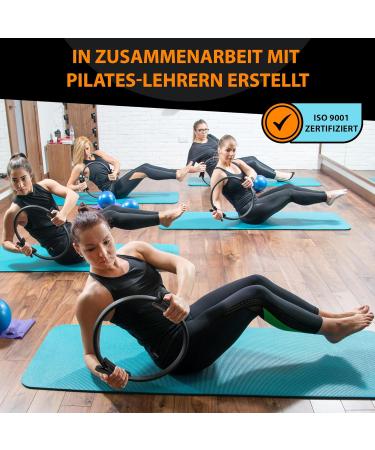 Mantra Sports Pilates Ring Fit - Pelvic Floor Trainer for Women & Men | At-Home Fitness Equipment | Black Leg Press & Thigh Trainer - Buy Online on GoSupps.com