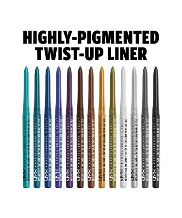 NYX Mechanical Eye Pencil - Aqua Green | Long-Lasting Pigment for Bold Eye Looks - Buy Online on GoSupps.com