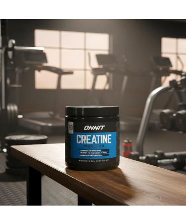 ONNIT Creatine Monohydrate Powder Unflavored 90-Serving Value Size Supports Strength Lean Muscle and Brain Energy Keto Friendly No Fillers 90 Servings 5.29 oz 90 Count - Buy Online on GoSupps.com