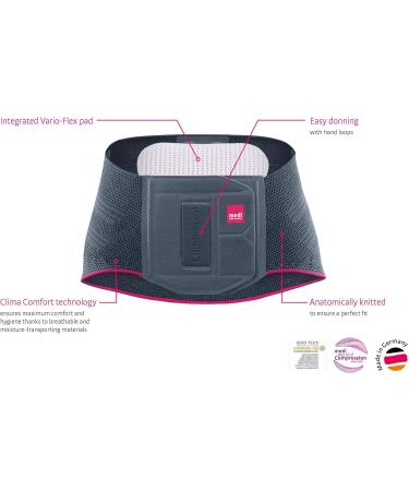 Medi Lumbamed Plus Women's Back Orthosis - Silver Size V | Lumbar Support for Spine Relief - Buy Online on GoSupps.com