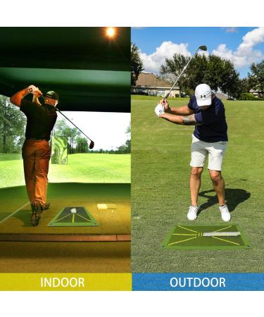 Golf Mat for Outdoor/Indoor Practice - Swing Path Detection & Feedback Training Aid - Buy Online on GoSupps.com