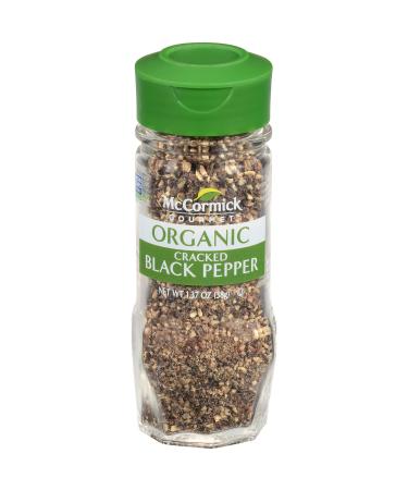 McCormick Gourmet Organic Cracked Black Pepper, 1.37 oz - Buy Online on GoSupps.com