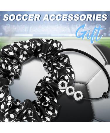 Soccer Gifts for Girls - 24 Piece Soccer Team Set with Charm Bracelets and Scrunchies - Perfect Sports Party Favors for Teen Girls - Buy Online on GoSupps.com