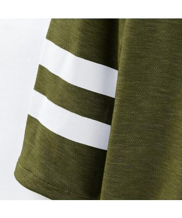 Girls Long Sleeve Green Striped Tunic Sweatshirt - 8-9 Years - Buy Online on GoSupps.com