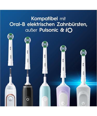 Oral-B Pro Precision Clean Brush Heads - 6 Pack | X-Shaped Bristles for Superior Cleaning | Original Oral-B Toothbrush Attachments | Designed in Germany - Buy Online on GoSupps.com