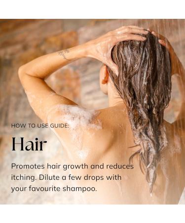 Nikura Rosemary Oil for Hair & Skin Care - 250ml | Hair Growth Serum | Beard Growth Treatment Oil with Almond Jojoba Argan | Vegan & UK Made - Buy Online on GoSupps.com
