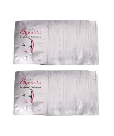 Lot de 100 paires de extensions de cils sous gel pour les yeux en tissu non tiss