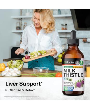 BIO KRAUTER Milk Thistle Tincture 4 Fl. Oz. & Dandelion 60 Gummies - Buy Online on GoSupps.com