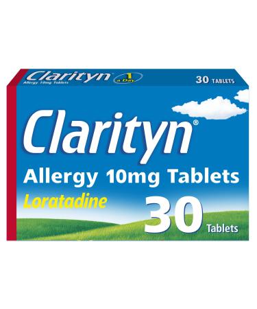 Clarityn Allergy Relief Tablet | Hayfever Relief Tablet | Loratadine | Antihistamine | All day maximum strength symptom relief with one tablet per day | 30 count (pack of 1)