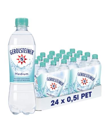 Gerolsteiner Medium disposable (24 x 0.5L) 500 ml (pack of 24)