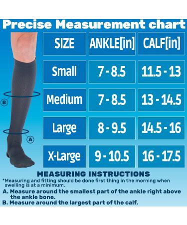 Buy ABSOLUTE SUPPORT Sheer Compression Stockings for Women 15-20mmHg - DE-A101 7XL Black | International Shipping - Buy Online on GoSupps.com