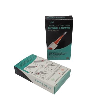100 Premium Sterile Digital Thermometer Probe Covers - Disposable & Universal - Hygienic Hospital-Grade Protection - Buy Online on GoSupps.com