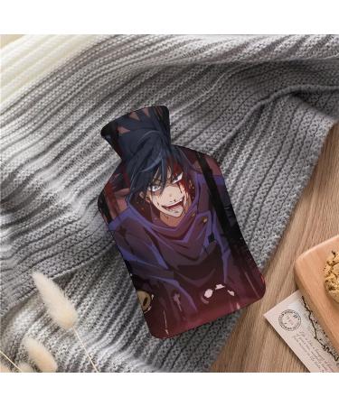 Anime Boy Hot Water Bottle Plush Bed Warmer for Adults & Kids | 26.5x15.3cm Portable Hand Warmer - Buy Online on GoSupps.com