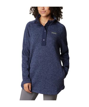 Columbia Women's Sweater Weather Tunic Dark Nocturnal Heather Large