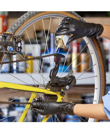 Shop Spontex Extra Black Tedisely Vinyl Gloves - Unpowdered Latex-Free Size L 100 Pack - Versatile & Practical for All Needs - Buy Online on GoSupps.com